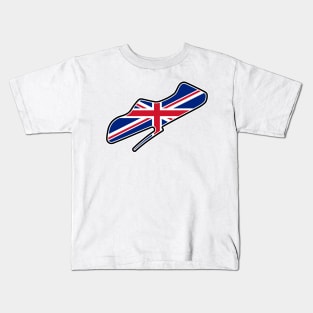 Donington Park [flag] Kids T-Shirt